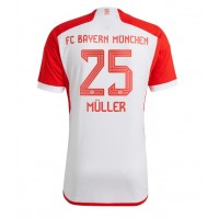 Stroje piłkarskie Bayern Munich Thomas Muller #25 Koszulka Podstawowej 2023-24 Krótki Rękaw